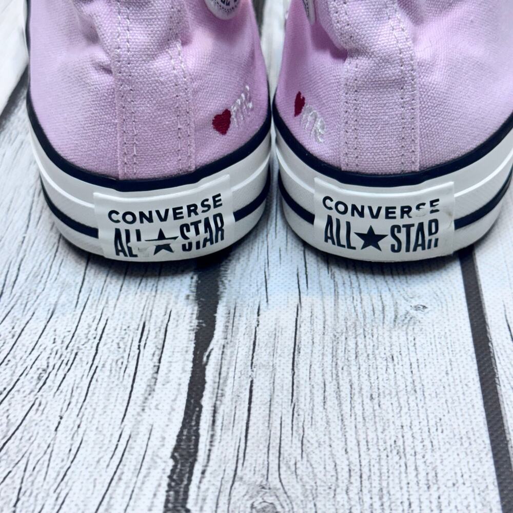 Converse All Star Chuck Taylor “Valentine’s Day Kisses” Size 7 - Picture 5 of 8